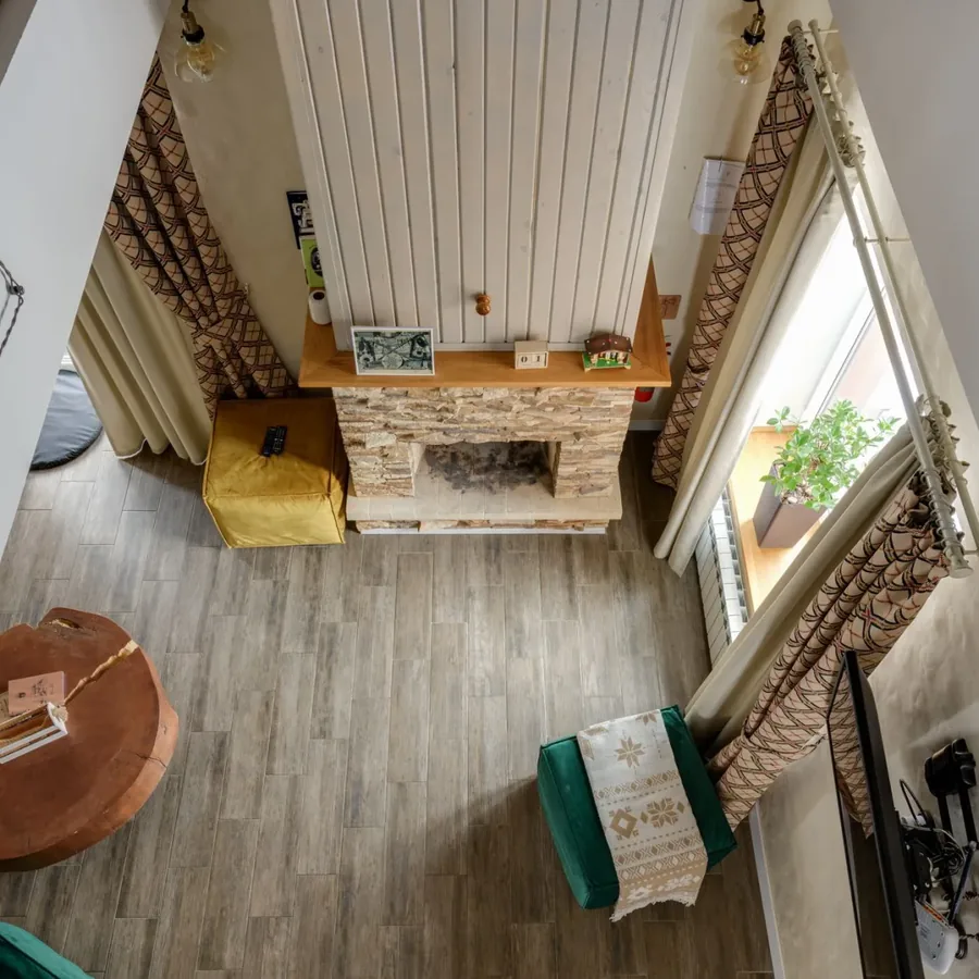 Tủ bếp gỗ sau khi lắp